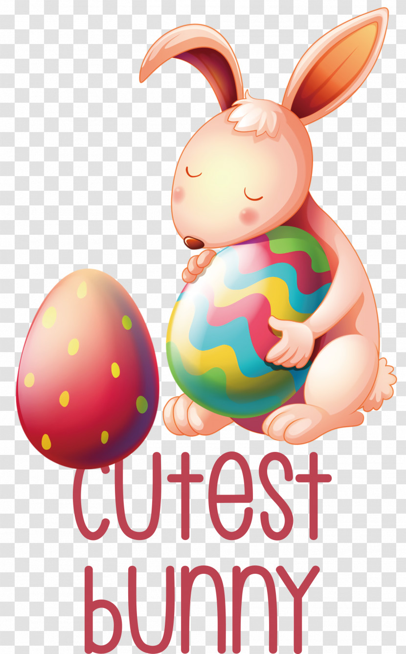 Cutest Bunny Bunny Easter Day Transparent PNG