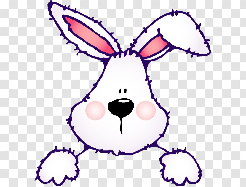 Domestic Rabbit Easter Bunny Hare Clip Art - Flower Transparent PNG