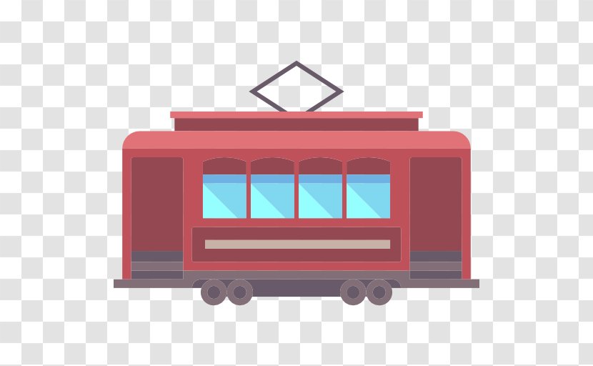 Train Car Vehicle - Red Transparent PNG