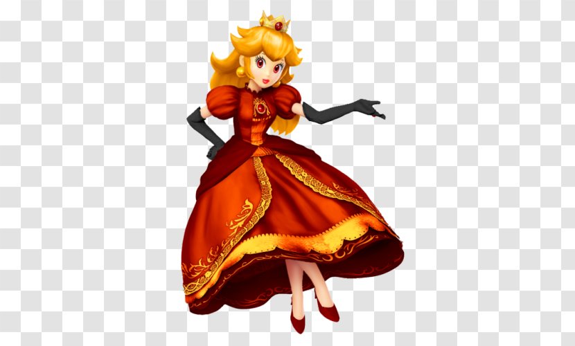 Super Smash Bros. For Nintendo 3DS And Wii U Brawl Mario Princess Peach - Red Transparent PNG