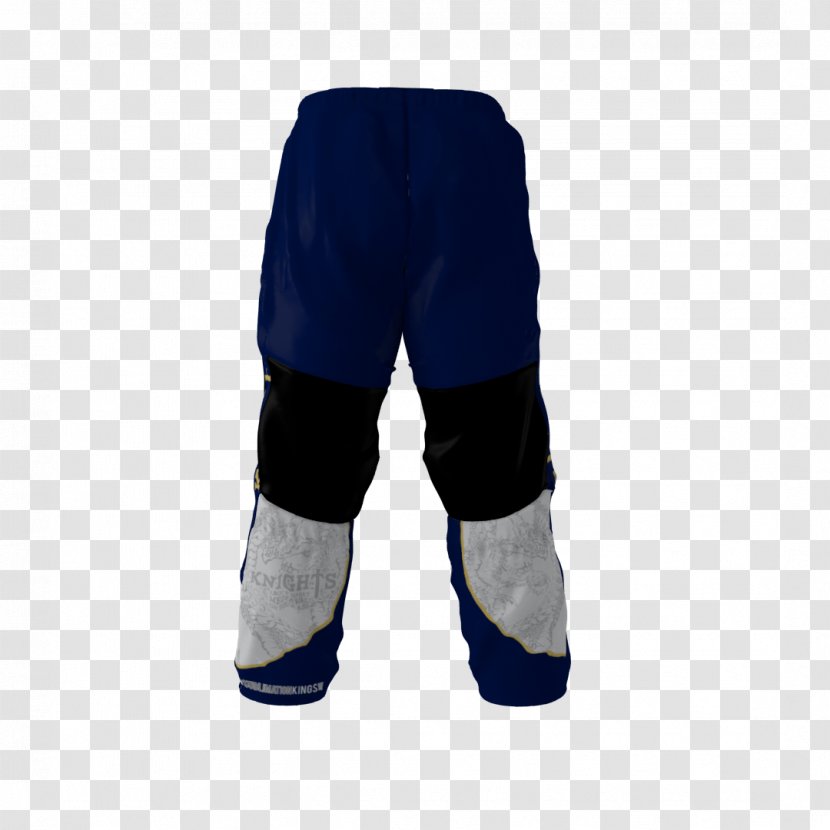 Hockey Protective Pants & Ski Shorts - Cobalt Blue Transparent PNG