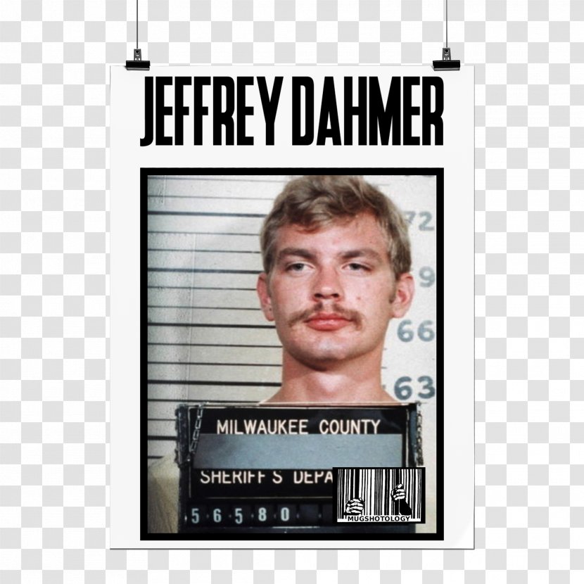 Jeffrey Dahmer Serial Killer Mug Shot Murder - Poster - Jeff Transparent PNG