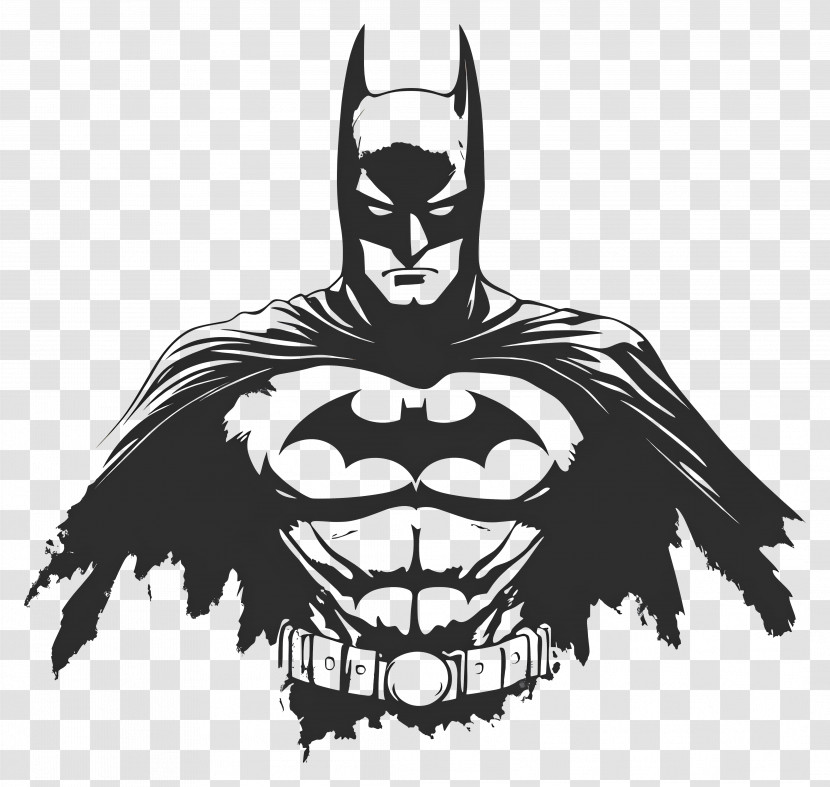 Batman - Superhero Silhouette In Dramatic Pose Transparent PNG