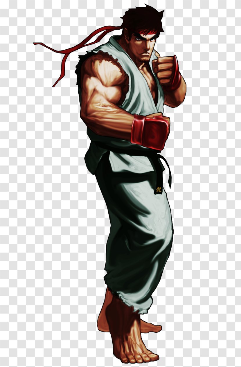 Street Fighter V Ryu Akuma DeviantArt - Standing Transparent PNG