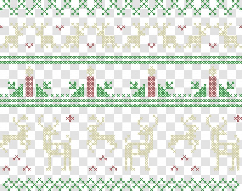 Christmas Lace - Pattern - Point Transparent PNG