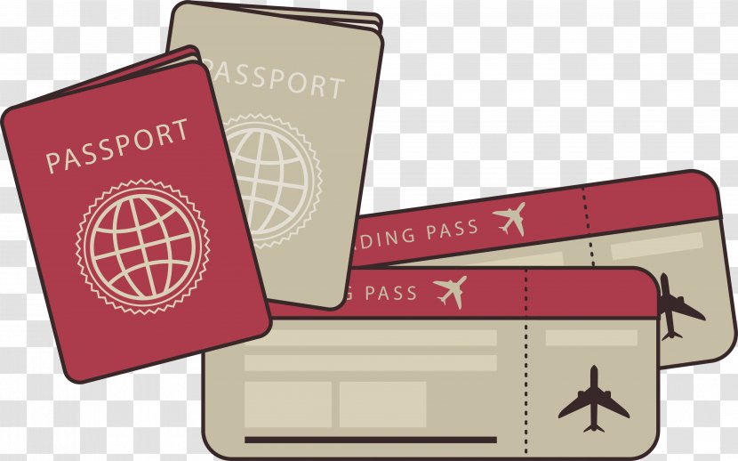 Travel Tourism Airline Ticket - Image Resolution - Passports And Air Tickets Transparent PNG