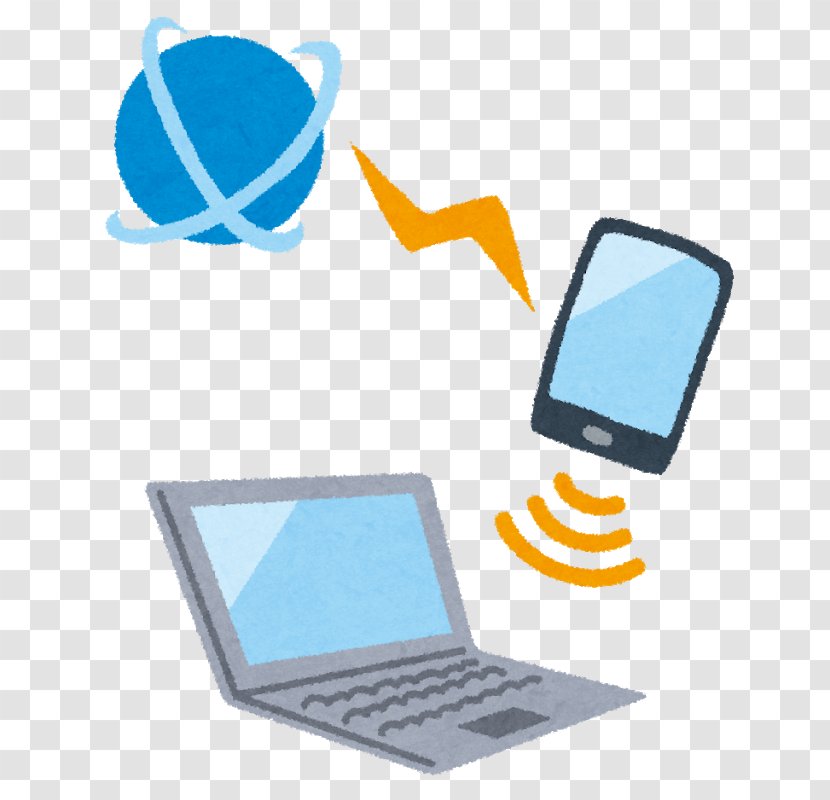 Tethering Broadband Internet Access モバイルWi-Fiルーター Smartphone - Electric Blue Transparent PNG