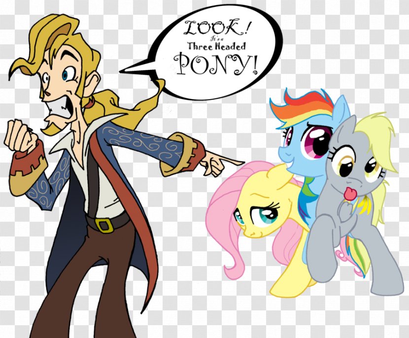 Pony The Secret Of Monkey Island Derpy Hooves 2: LeChuck's Revenge Guybrush Threepwood - Frame - Dirty Earth Transparent PNG