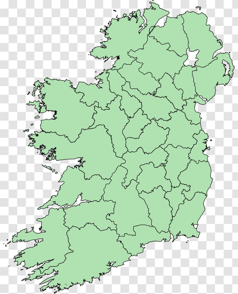 Cross, County Mayo Leitrim Carlow Kilkenny British Isles - Map - Ireland Transparent PNG