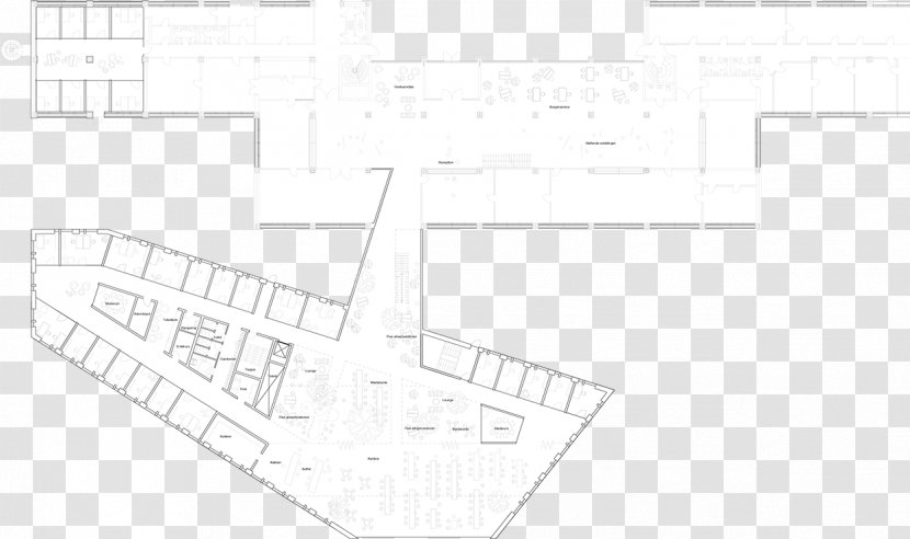 Paper Floor Plan Point Angle - Area - Canteen Panels Transparent PNG