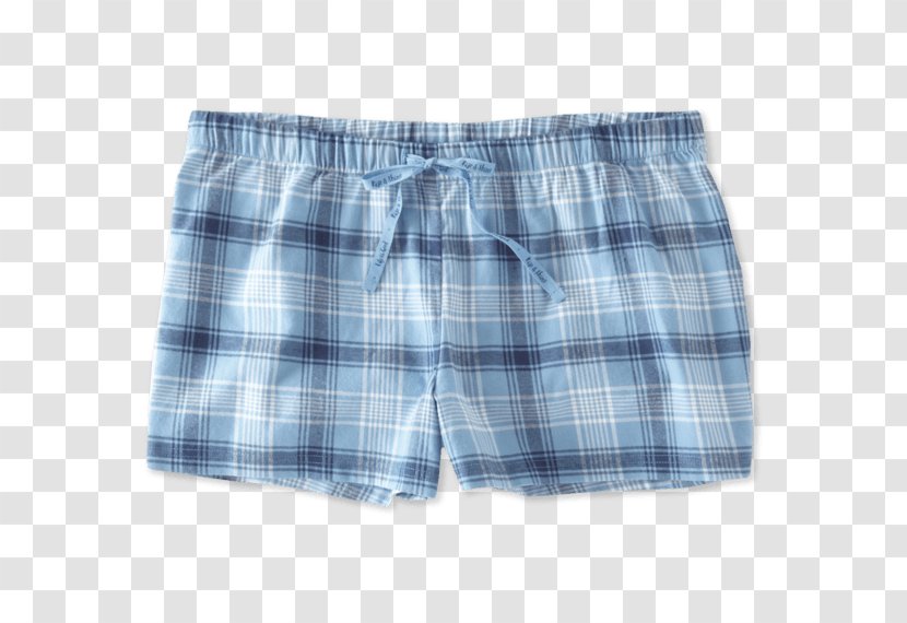 Trunks Swim Briefs Underpants Bermuda Shorts - Flower - Blue Plaid Transparent PNG