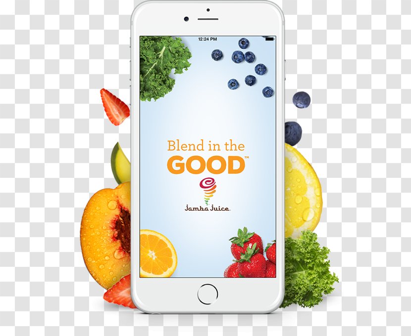 Smartphone Diet Food Superfood - Mobile App Template Transparent PNG