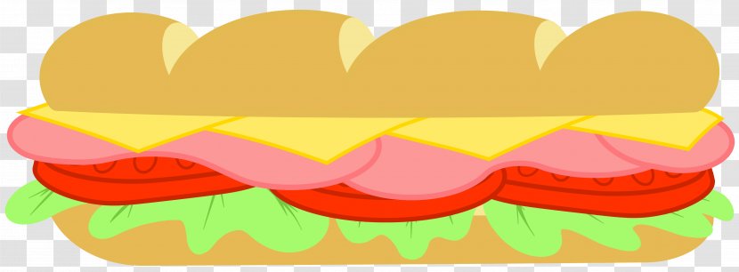 Submarine Sandwich Breakfast Butterbrot Ham And Cheese Clip Art - Baguette - Bread Roll Transparent PNG
