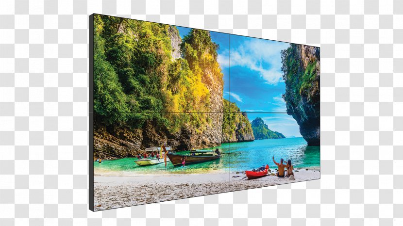 Planar Systems Video Wall Liquid-crystal Display Device LED-backlit LCD - Painting Transparent PNG