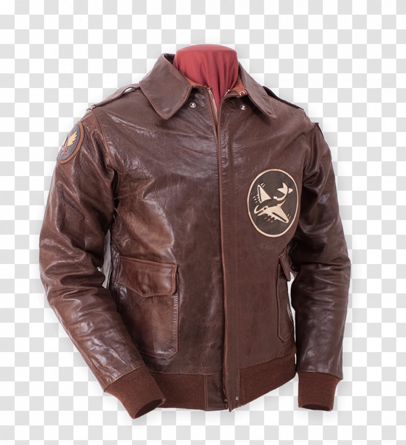 Leather Jacket A-2 Flight China Burma India Theater - Clothing Sizes Transparent PNG