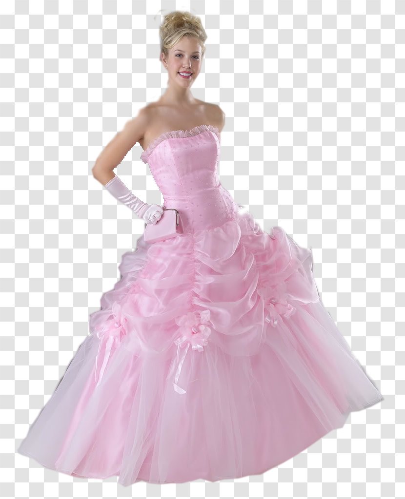 Wedding Dress Gown Party Cocktail - Cartoon Transparent PNG