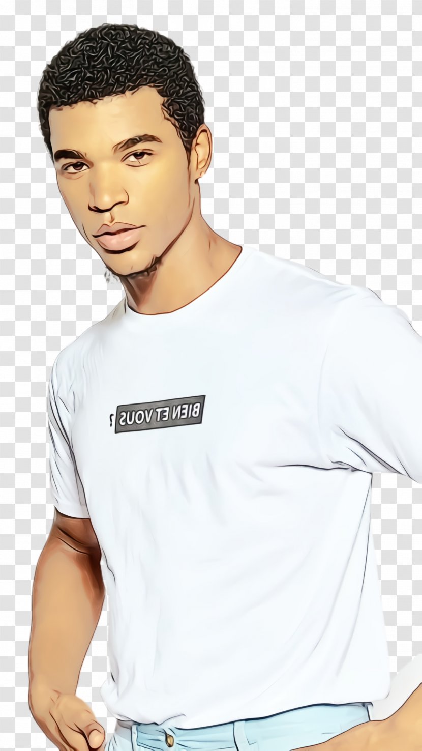 T-shirt White Clothing Neck Sleeve - Tshirt - Hairstyle Cool Transparent PNG