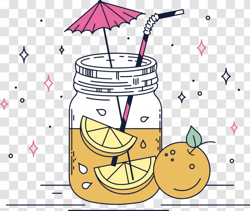 Tea Drink Illustration - Drawing - Creative Fruit Transparent PNG