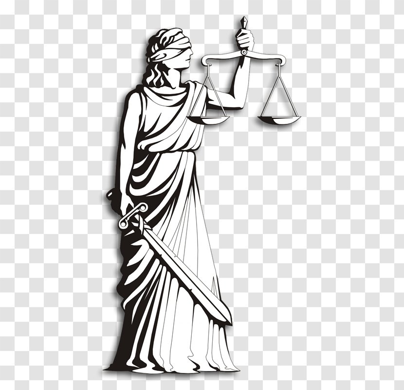 Lady Justice Symbol Measuring Scales Court - Visual Rhetoric - Linha Do Tempo Transparent PNG