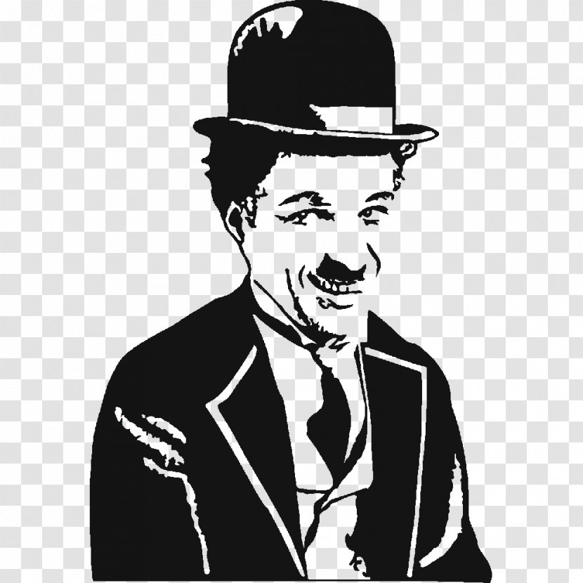 Charlie Chaplin Sticker Wall Decal T-shirt - Silhouette Transparent PNG