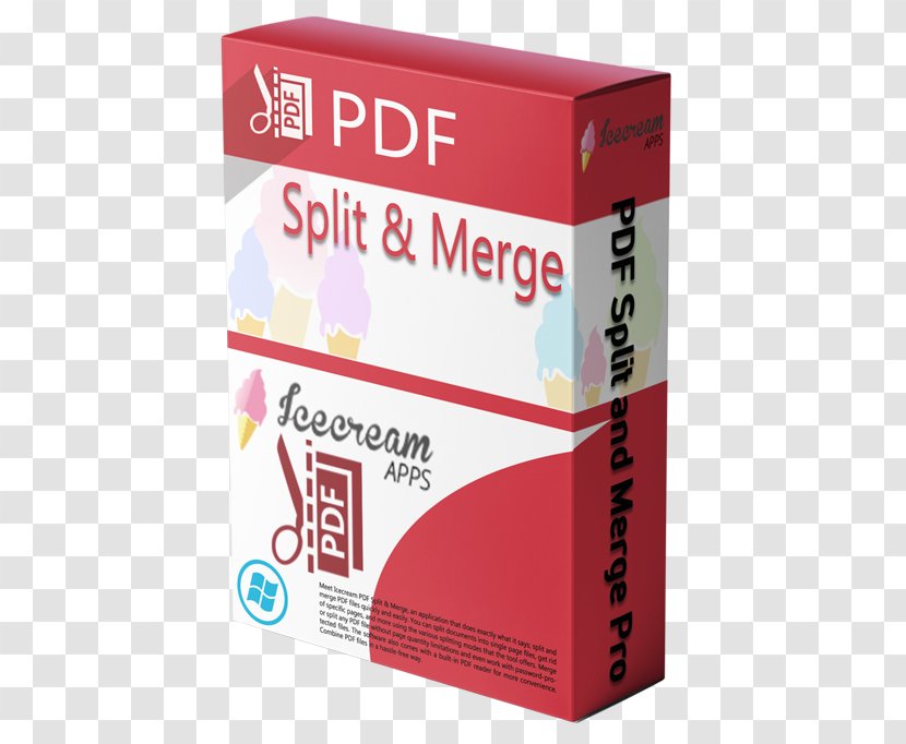 PDF Split And Merge Computer Software Master Editor - Cracking - Ice Crack Transparent PNG