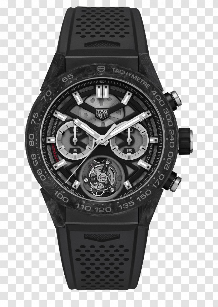 COSC TAG Heuer Carrera Calibre 16 Watch Tourbillon - Accessory Transparent PNG