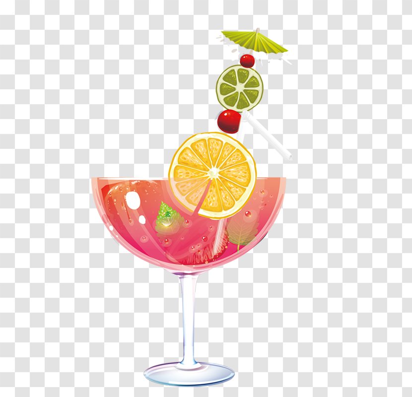 Orange Juice Smoothie Drink - Cocktail Garnish Transparent PNG