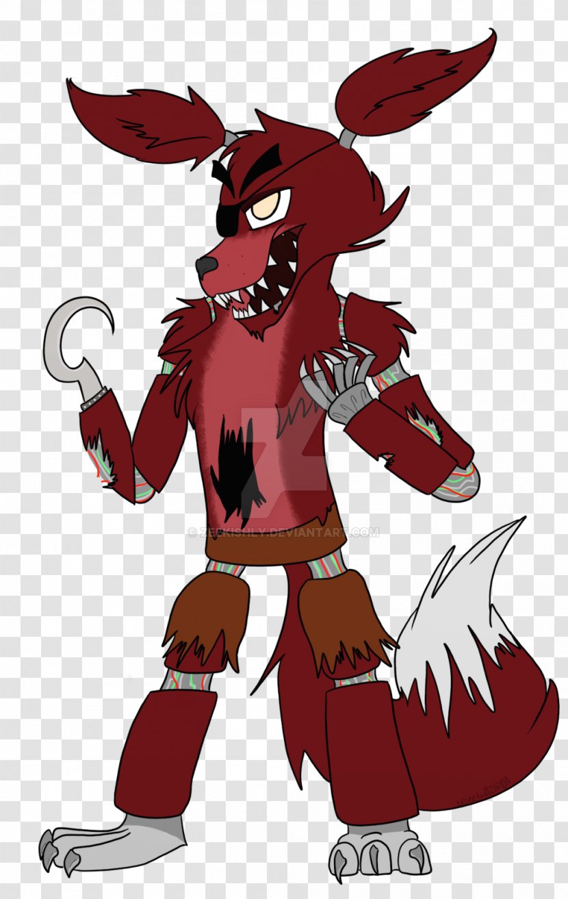 Five Nights At Freddy's 3 2 4 Drawing - Supernatural Creature - Nightmare Foxy Transparent PNG