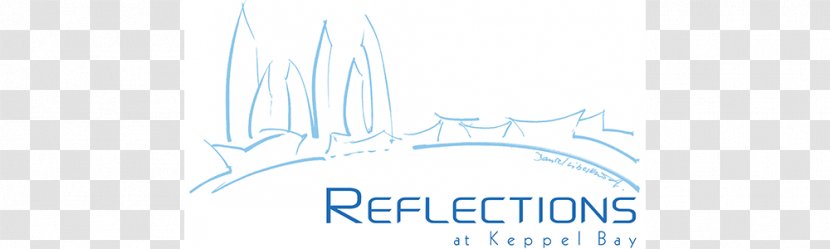 Reflections At Keppel Bay Vista Building Harbour Logo - Blue - Villa Reflection Transparent PNG