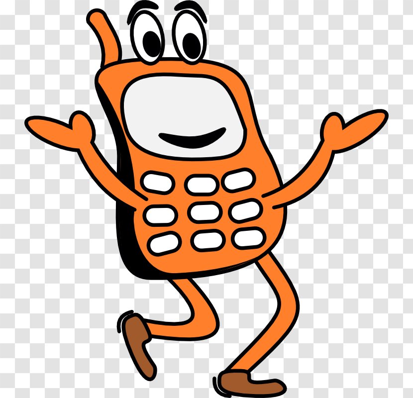 Telephone Cartoon Clip Art - Animation - Running People Transparent PNG