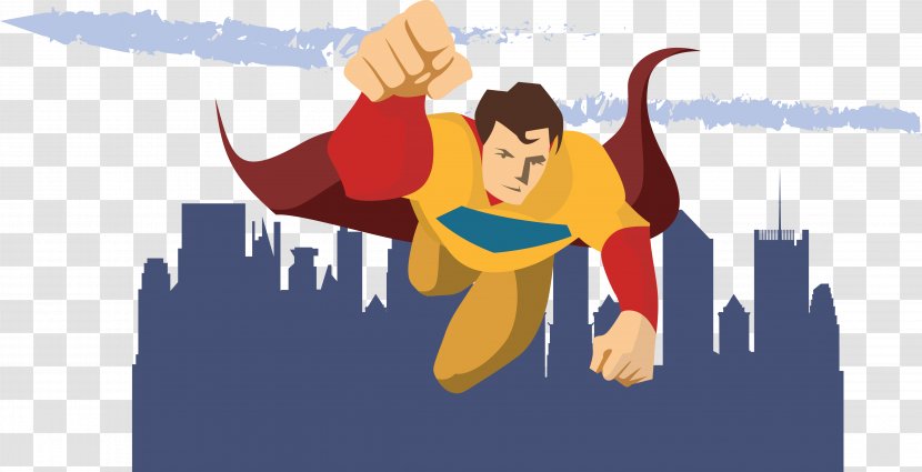 Clark Kent Superhero Clip Art - Joint - Vector Superman Transparent PNG