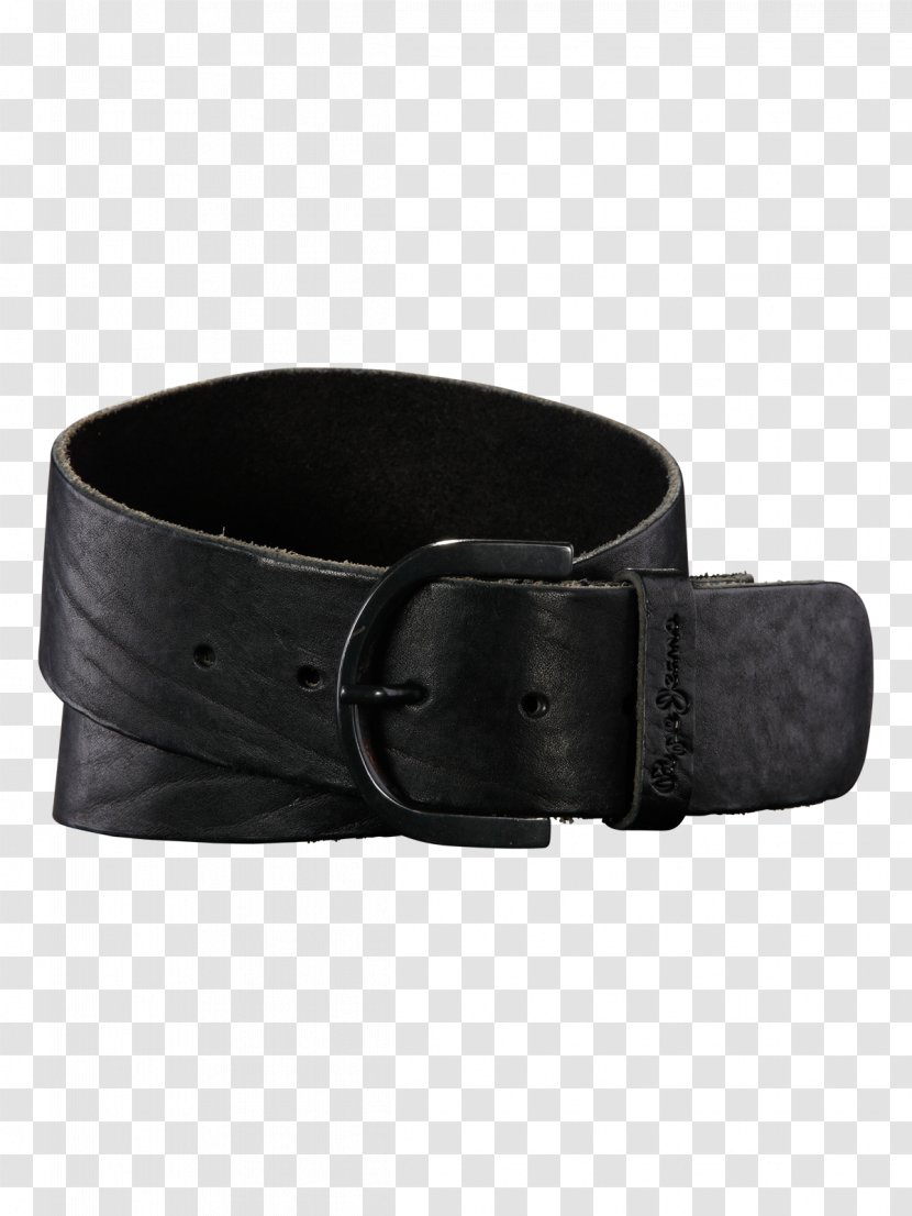 Belt Buckles Leather Jeans - Black Transparent PNG