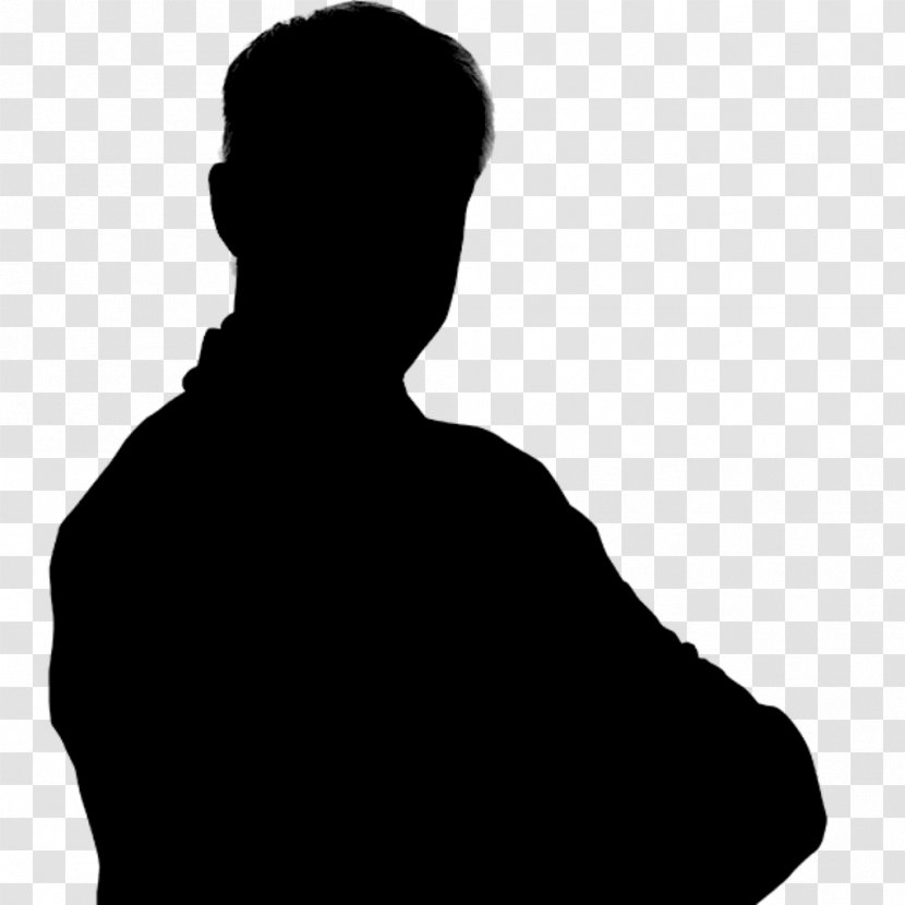 Silhouette Portrait Image Black Pixel - Resolution - Neck Transparent PNG