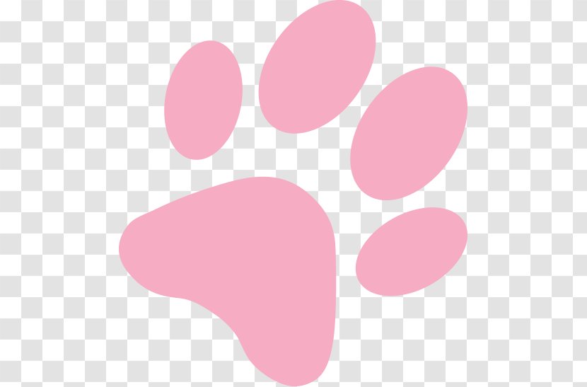 Therapy Dog Paw Giant Panda Puppy - Pink Transparent PNG