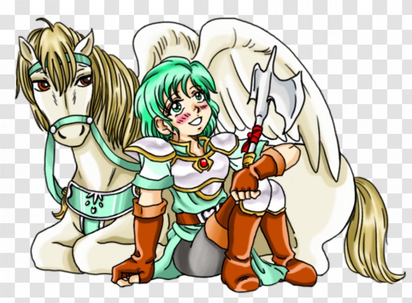 Fire Emblem: Thracia 776 Horse Video Game Pegasus Fan Art - Flower - Emblem Ost Transparent PNG