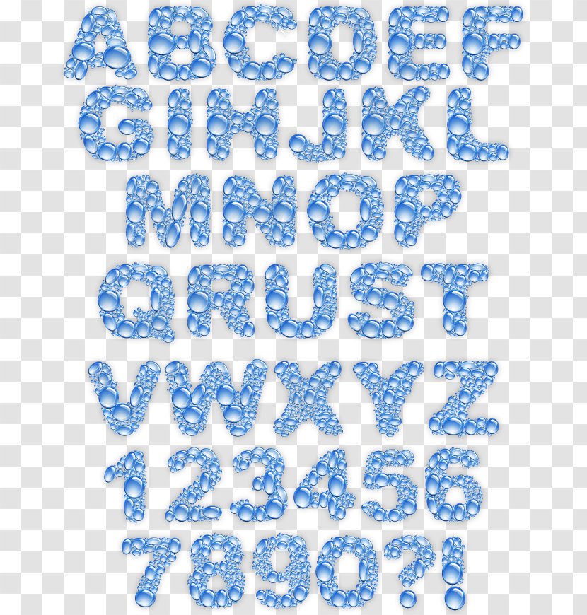 Letter Font Water Alphabet Typography - Goutte - Drop Of Transparent PNG