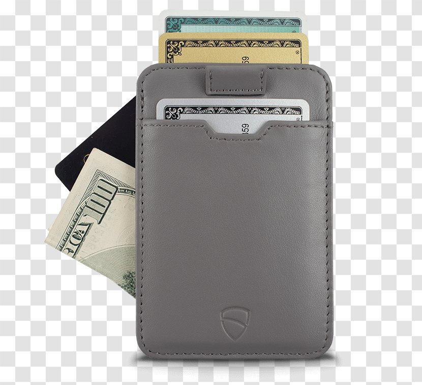 Wallet Leather Radio-frequency Identification RFID Skimming Pocket - Credit Transparent PNG