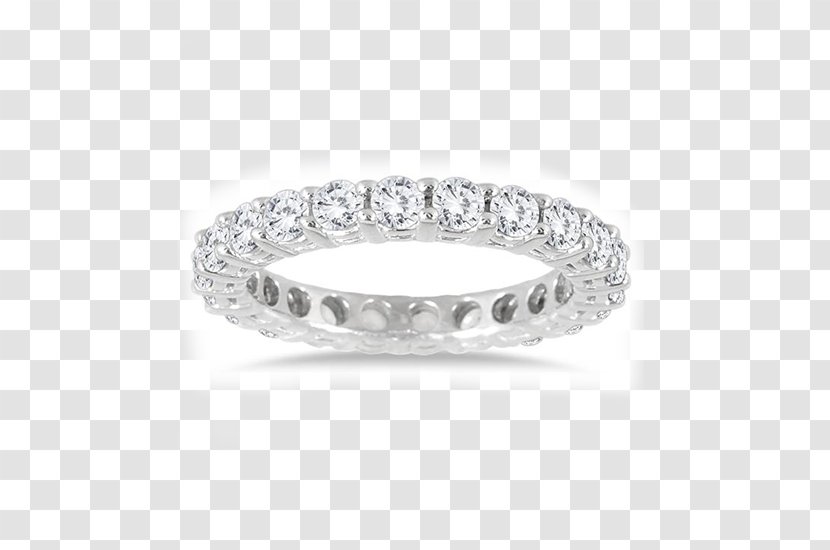 Diamond Wedding Ring Eternity Engagement - Platinum - Couple Rings Transparent PNG