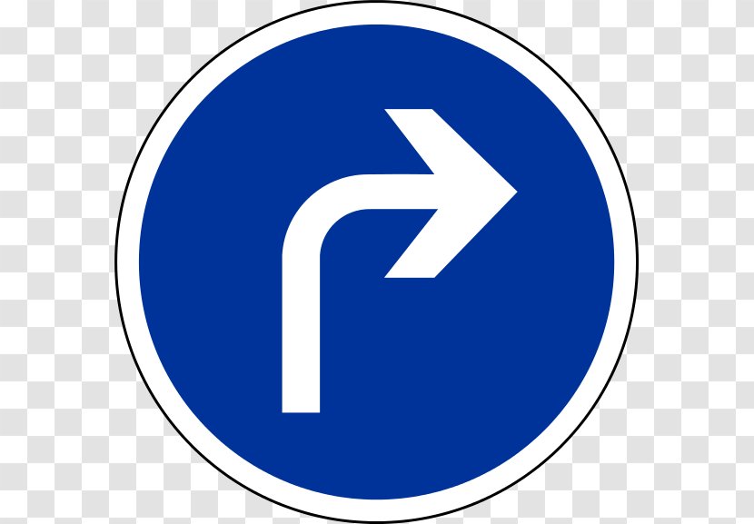 Traffic Sign Road Signs In France Priority - Blue Transparent PNG