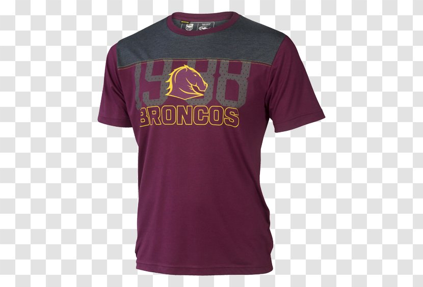Long-sleeved T-shirt Sports Fan Jersey - Hat - Brisbane Broncos Transparent PNG