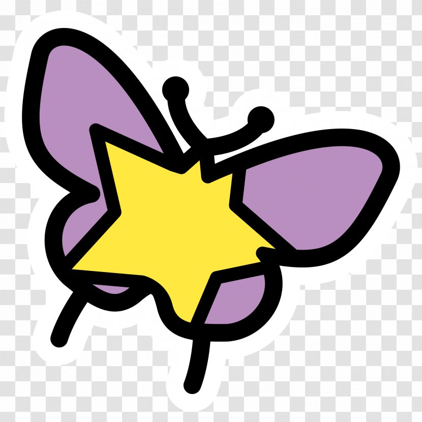Clip Art - Silhouette - Butterfly Transparent PNG
