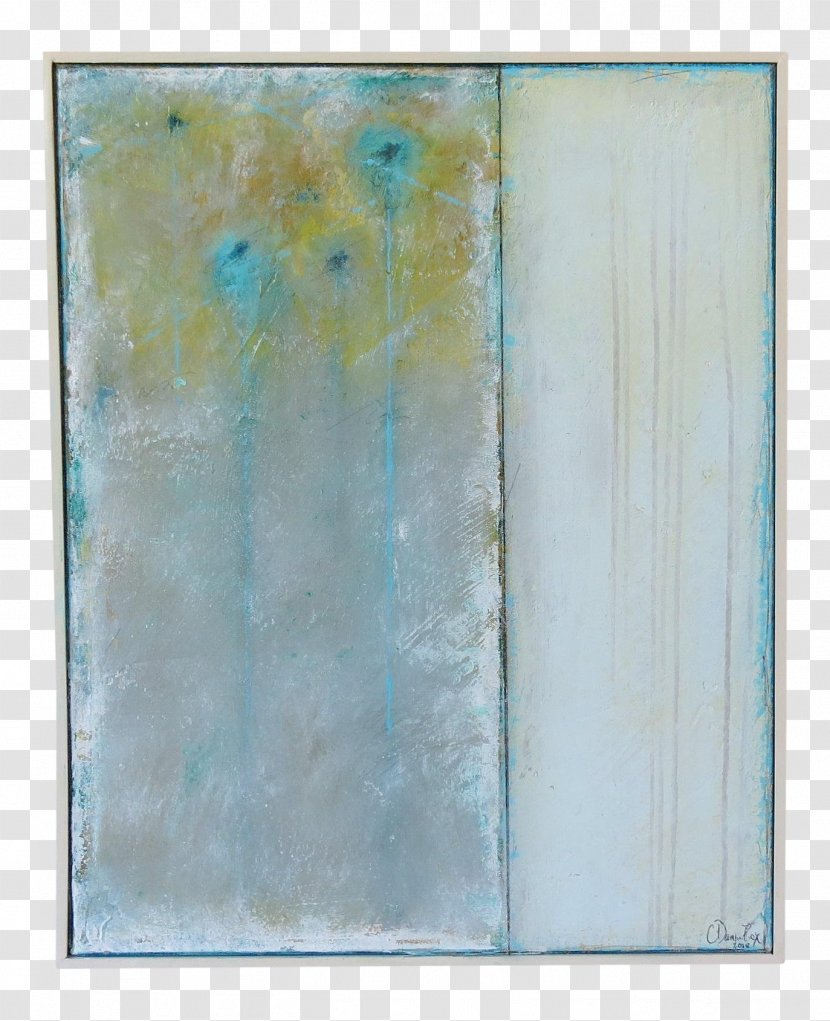 Paint Texture - Acrylic - Teal Turquoise Transparent PNG