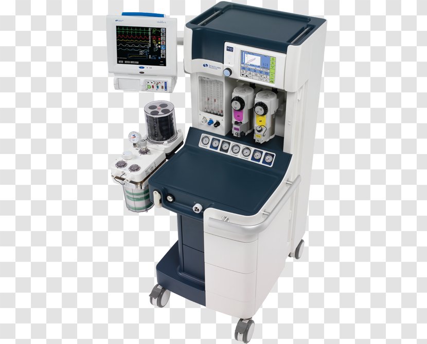 Anaesthetic Machine Anesthesia Cart Spacelabs Healthcare Health Care - Capnography Transparent PNG