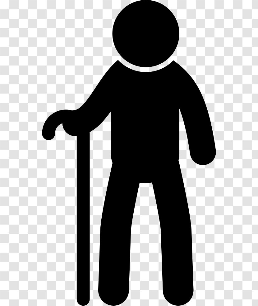 Old Age Walking Stick Clip Art - Man Transparent PNG