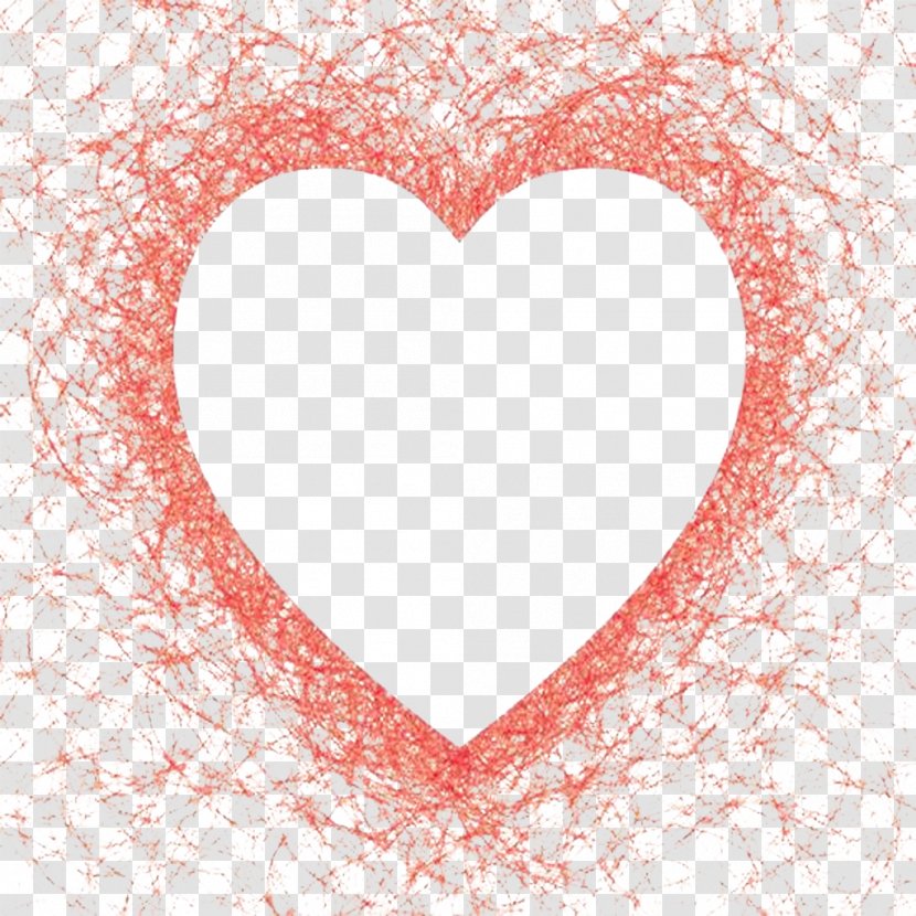 Heart Download - Frame - Chaos Lines Transparent PNG