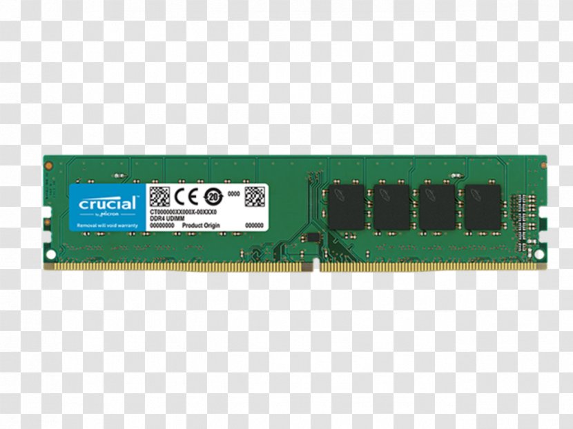 Laptop SO-DIMM DDR4 SDRAM Crucial DDR3 - Computer Memory - Ram Transparent PNG