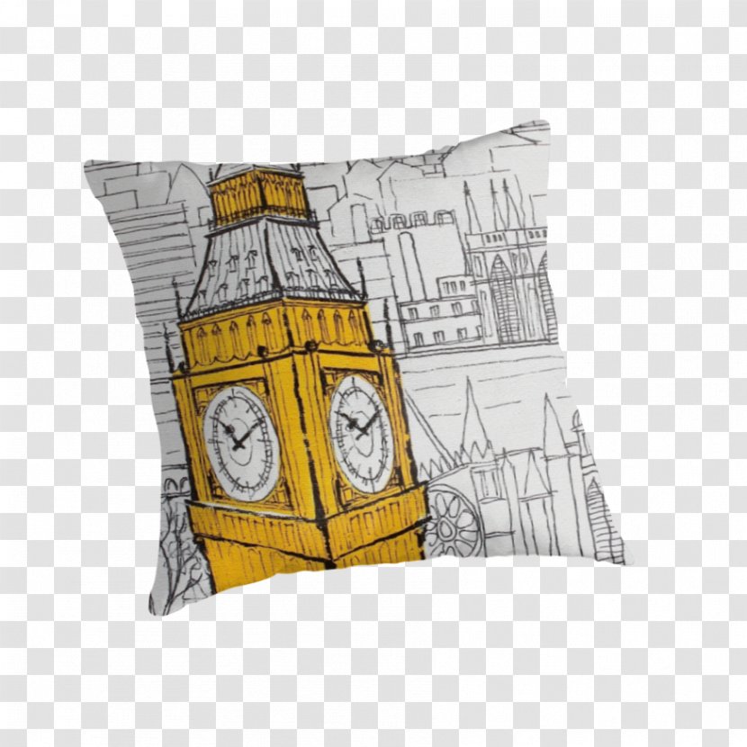 Cushion Throw Pillows Rectangle - Yellow - Pillow Transparent PNG