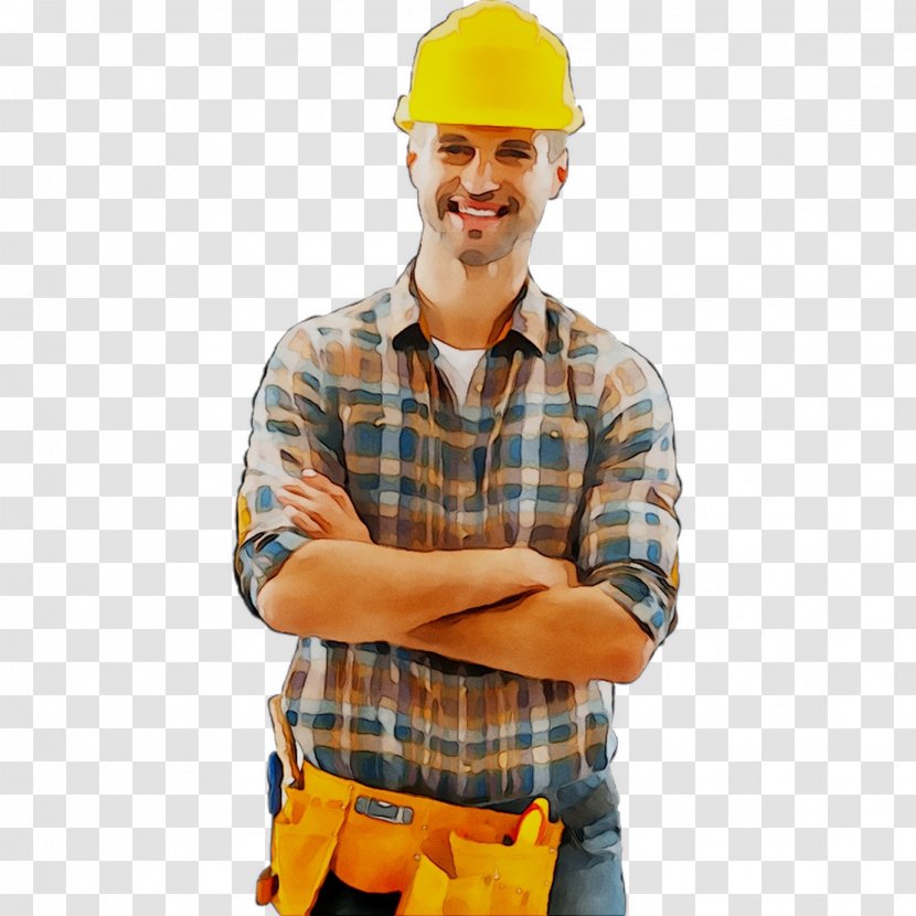 Construction Worker Hard Hats Laborer Foreman - Hat - Engineer Transparent PNG