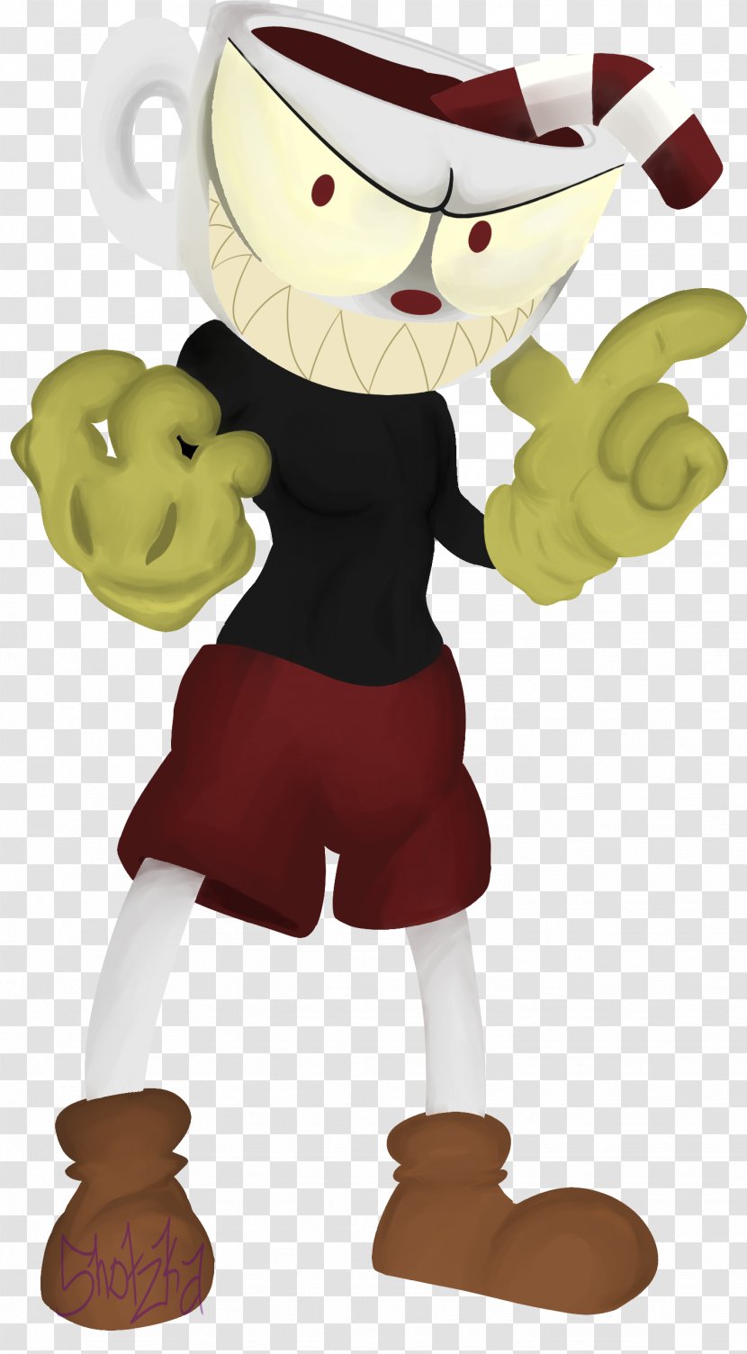 Cuphead Cartoon James P. Sullivan Video Game Mike Wazowski - Mascot - Figurine Transparent PNG