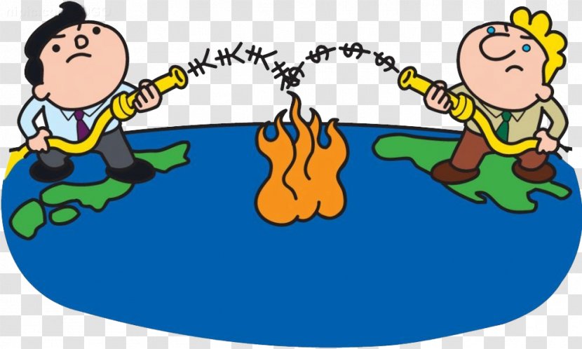 Cartoon Comics Illustration - Fun - Fire Man Transparent PNG